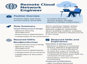 Remote Cloud Network Engineer