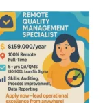 Remote Quality Management Specialist