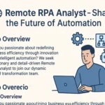 Remote RPA (Robotic Process Automation) Analyst
