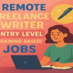 Remote Freelance Writer Entry Level Training Based