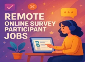 remote-online-survey-participant-jobs