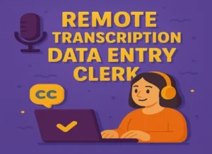 remote-transcription-data-entry-clerk-jobs