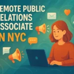 Remote Public Relations Associate in NYC