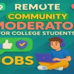 Remote Community Moderator For College Students