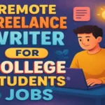 Remote Freelance Writer For College Students