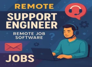 Remote Support Engineer (Remote Job Software)