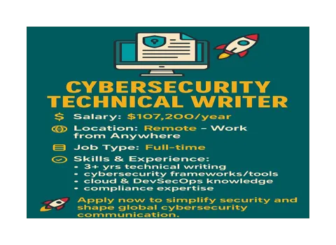 Remote Cybersecurity Technical Writer