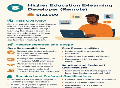 Higher Education E-learning Developer