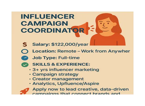Remote Influencer Campaign Coordinator