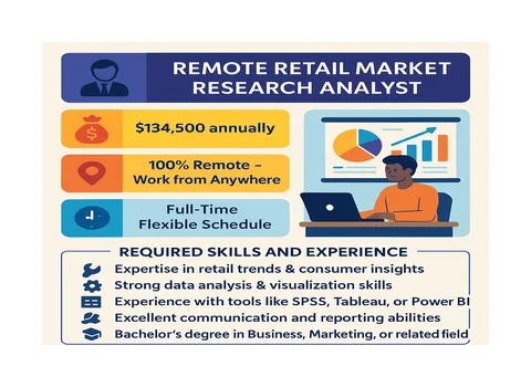 Remote Retail Market Research Analyst