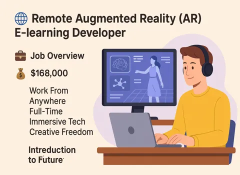 Remote Augmented Reality (AR) E-learning Developer
