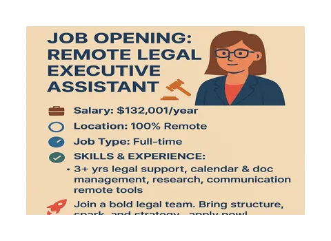 Remote Legal Executive Assistant