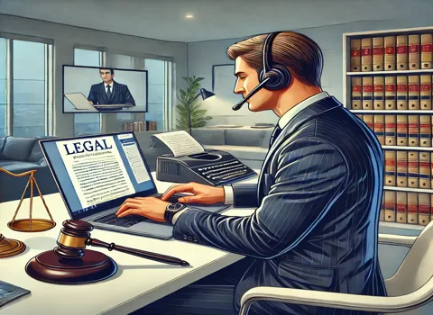 Remote Legal Transcription Assistant