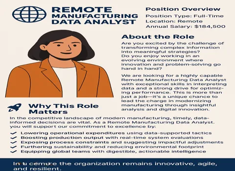 Remote Manufacturing Data Analyst