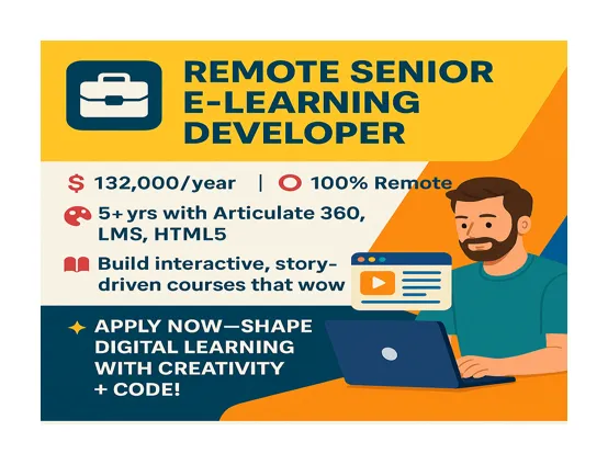 Remote Senior E-learning Developer