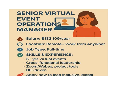 Senior Virtual Event Operations Manager