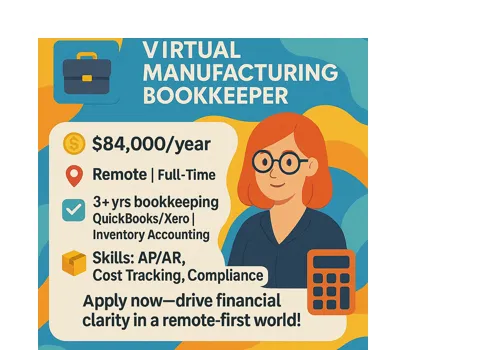 Virtual Manufacturing Bookkeeper