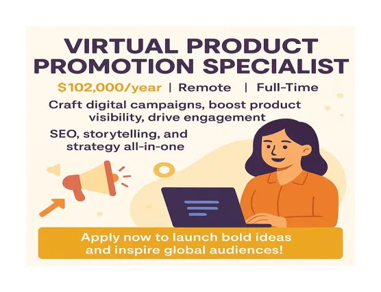 Virtual Product Promotion Specialist