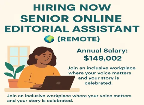 Senior Online Editorial Assistant