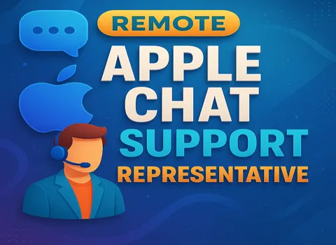 Remote Apple Chat Support Representative