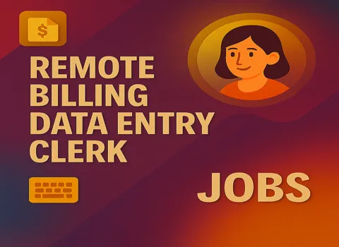 Remote Billing Data Entry Clerk