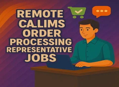 Remote Call Center Order Processing Representative