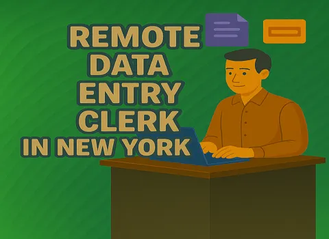 Remote Data Entry Clerk in New York