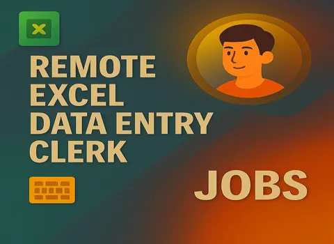 Remote Excel Data Entry Clerk