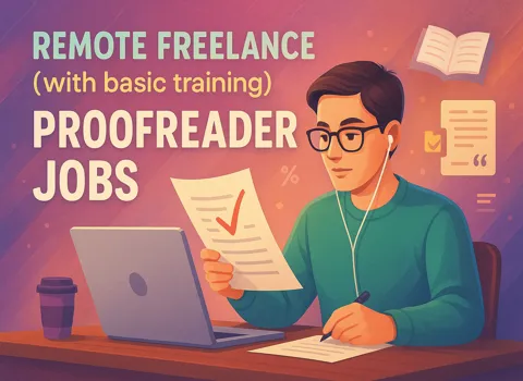 Remote Freelance Proofreader (with basic training)