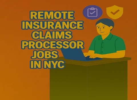 Remote Insurance Claims Processor in NYC