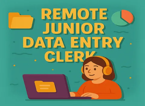 Remote Junior Data Entry Clerk