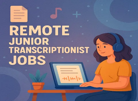 Remote Junior Transcriptionist