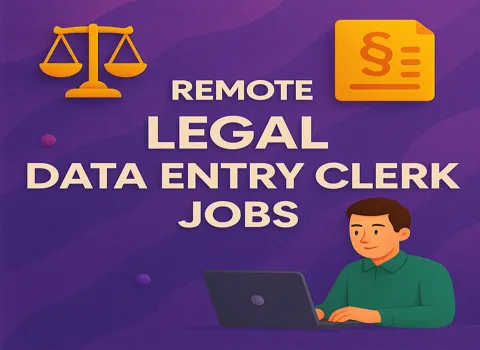 Remote Legal Data Entry Clerk