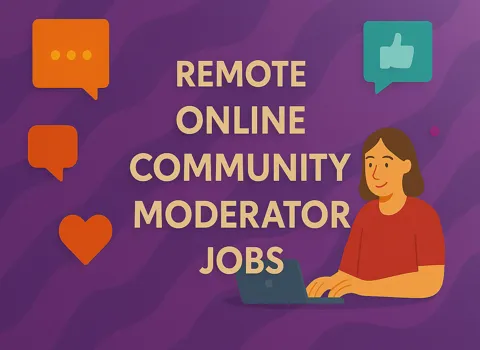 Remote Online Community Moderator