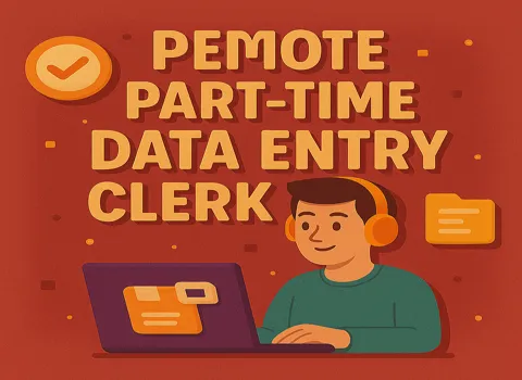 Remote Part-Time Data Entry Clerk