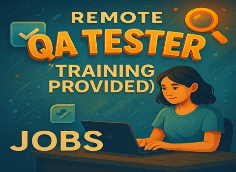 Remote QA Tester (Training Provided)