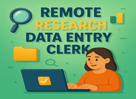 Remote Research Data Entry Clerk
