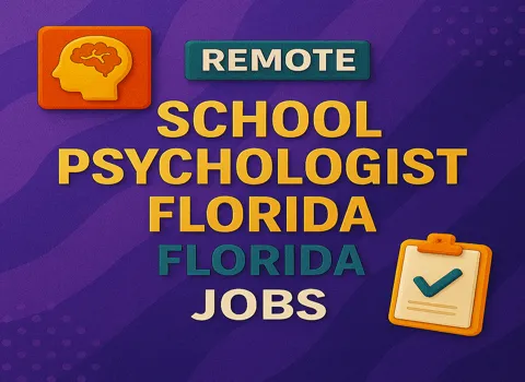 Remote School Psychologist Florida