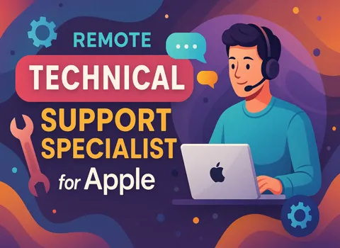 Remote Technical Support Specialist for Apple