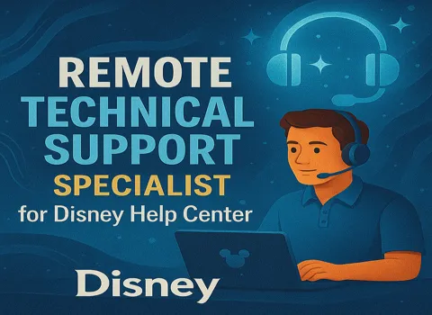 Remote Technical Support Specialist for Disney Help Center