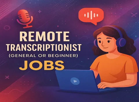 Remote Transcriptionist (General or Beginner)