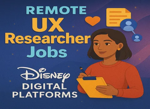 Remote UX Researcher for Disney Digital Platforms