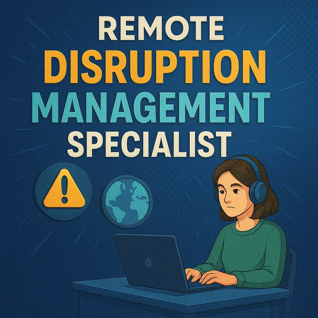Remote Disruption Management Specialist