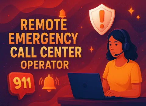 Remote Emergency Call Center Operator