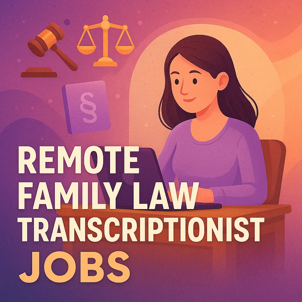 Remote Family Law Transcriptionist