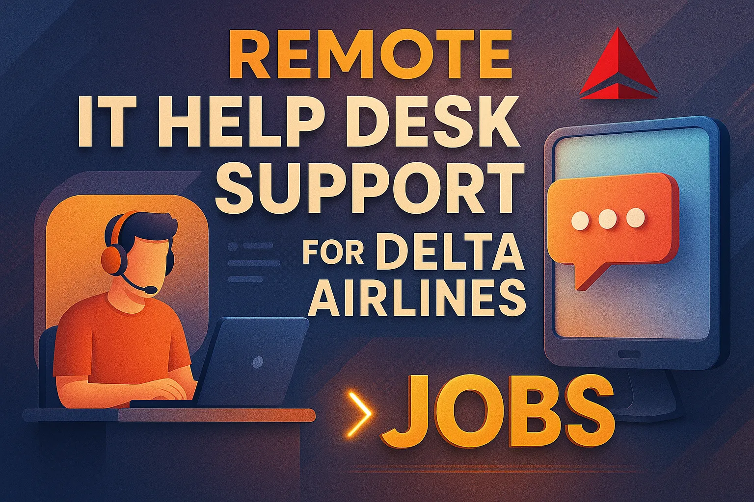 Remote IT Help Desk Support for Delta Airlines