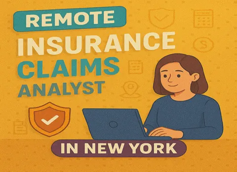 Remote Insurance Claims Analyst in New York