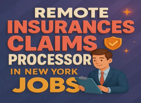 Remote Insurance Claims Processor in New York