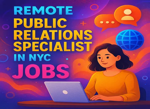 Remote Public Relations Specialist in NYC