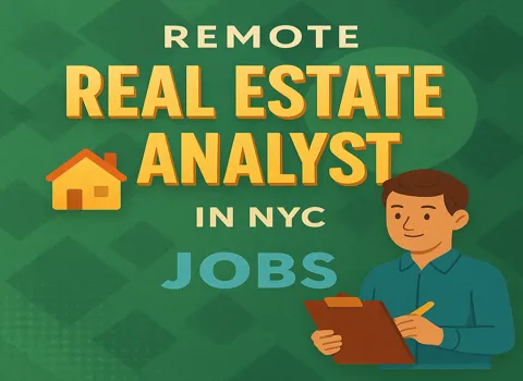 Remote Real Estate Analyst in NYC